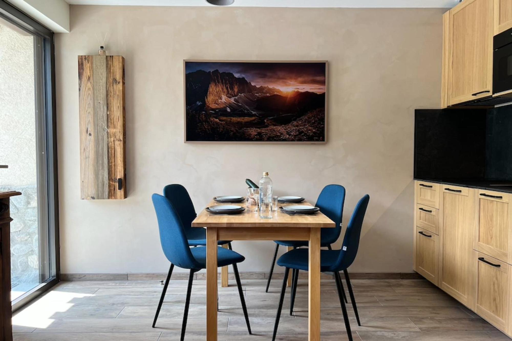 Apartament T2 With View At The Foot Of The Slopes Le Monêtier-les-Bains Zewnętrze zdjęcie